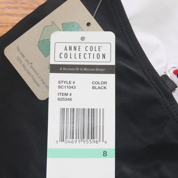 NWT Anne Cole Collection Geo Print Swimsuit - Picture 5 of 7